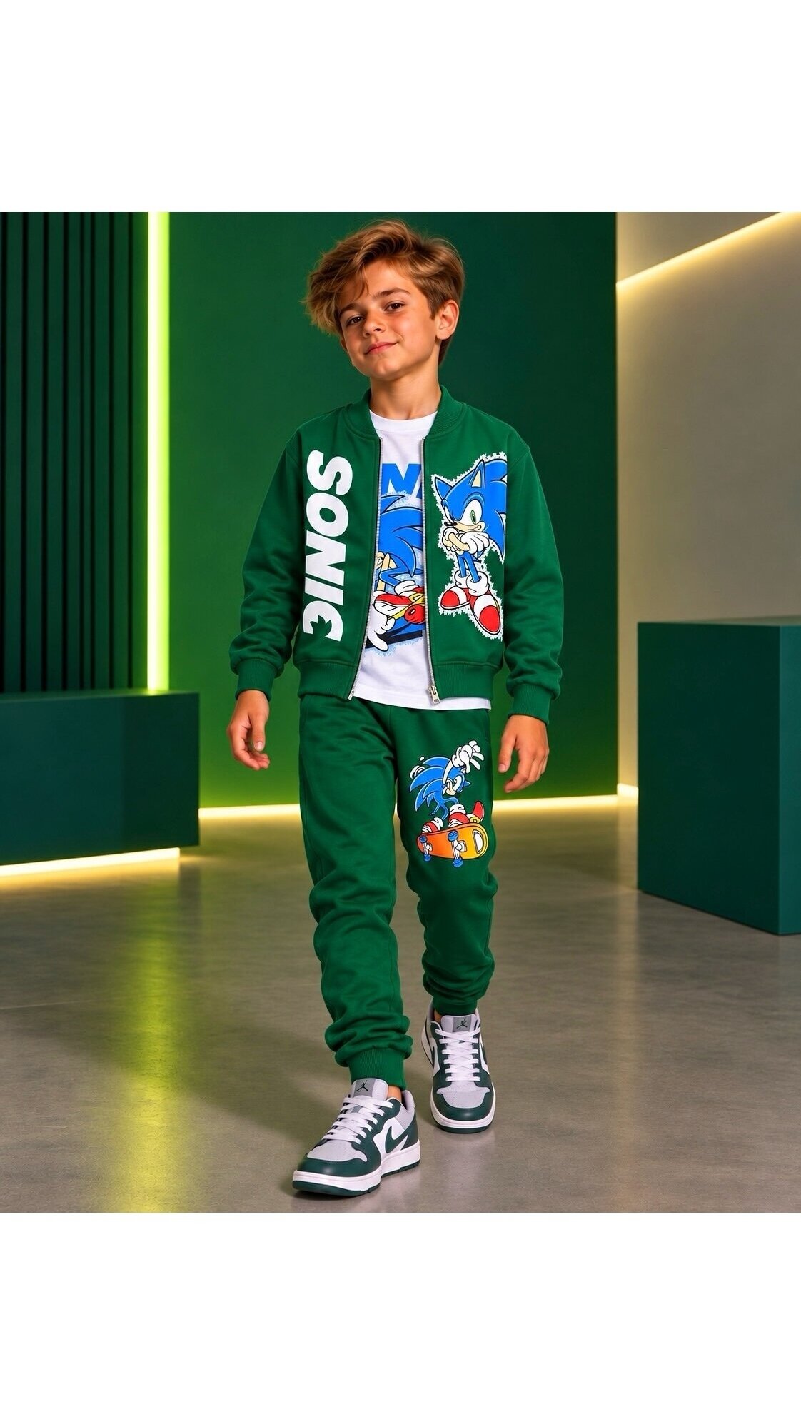 3-jų dalių ,,Sonic” komplektukas (žalias)