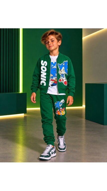 3-jų dalių ,,Sonic” komplektukas (žalias)