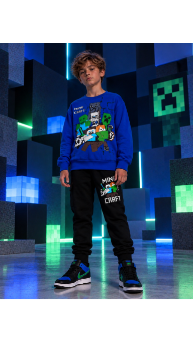 Mėlynas ,,Minecraft” komplektukas Mėlynas ,,Minecraft” komplektukas