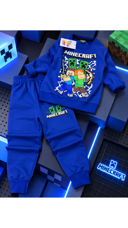 Mėlynas ,,Minecraft” komplektukas 4 Mėlynas ,,Minecraft” komplektukas 4