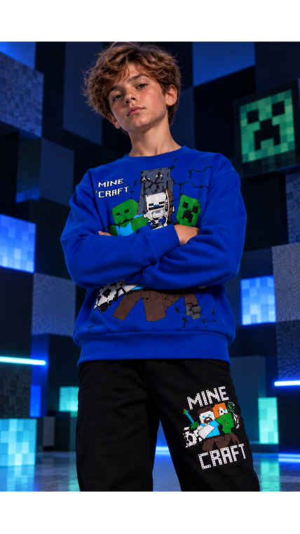 Mėlynas ,,Minecraft” komplektukas 3 Mėlynas ,,Minecraft” komplektukas 3