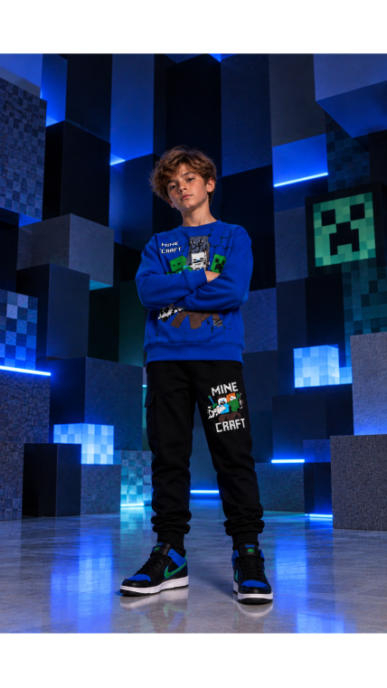 Mėlynas ,,Minecraft” komplektukas 4