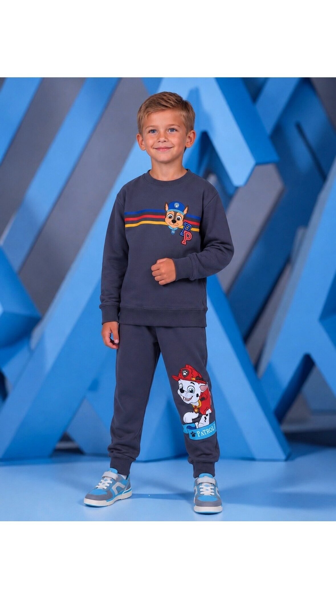 Pilkas ,,Paw Patrulis ” komplektukas