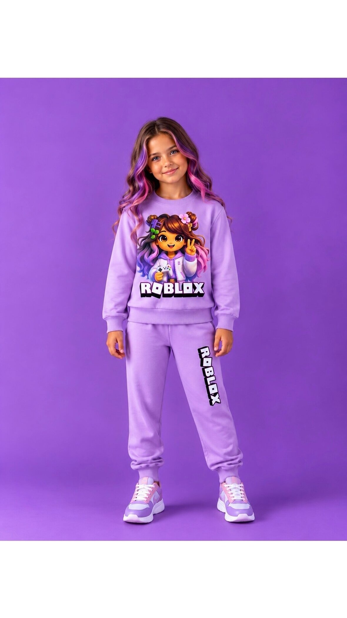 Purpurinis  ,,Roblox” komplektukas 1
