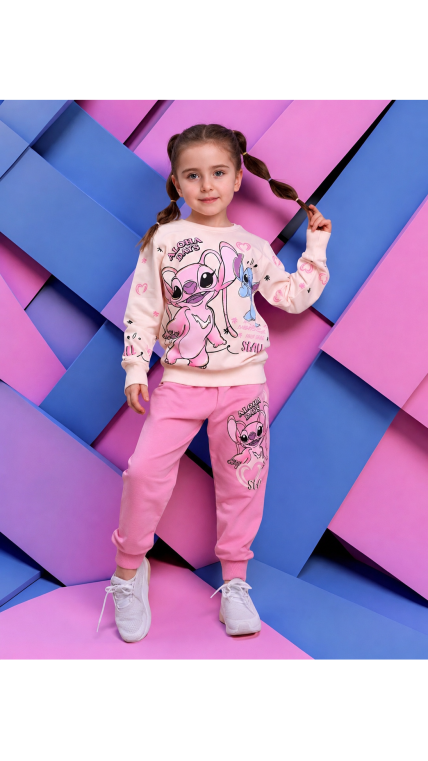 Rožinis ,,Stich” komplektukas Rožinis ,,Stich” komplektukas