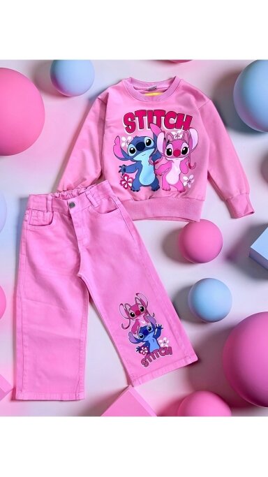 ,,Stich” džinsų komplektukas ,,Stich” džinsų komplektukas