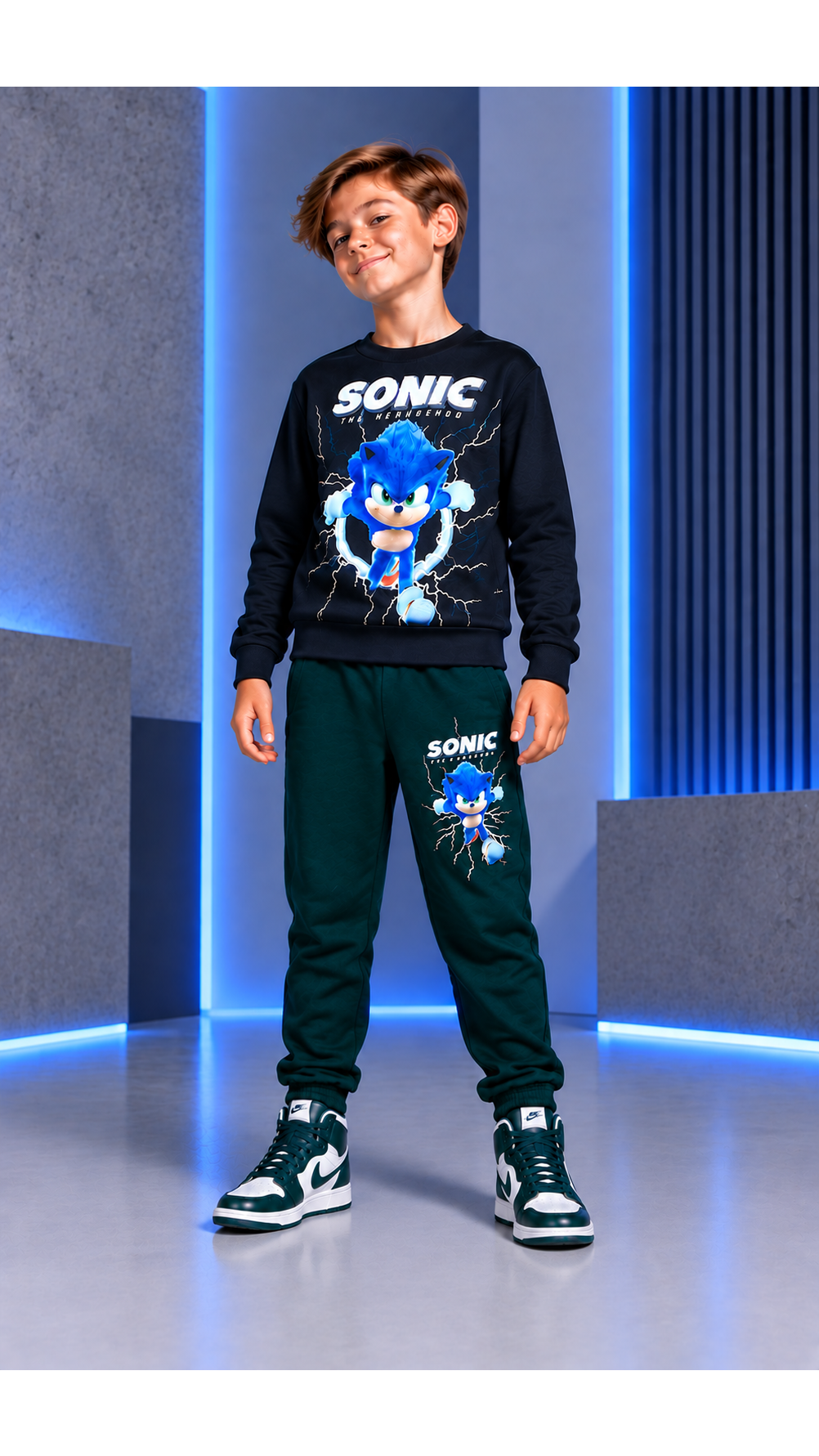 Tamsiai žalias ,,Sonic” komplektukas 5 Tamsiai žalias ,,Sonic” komplektukas 5