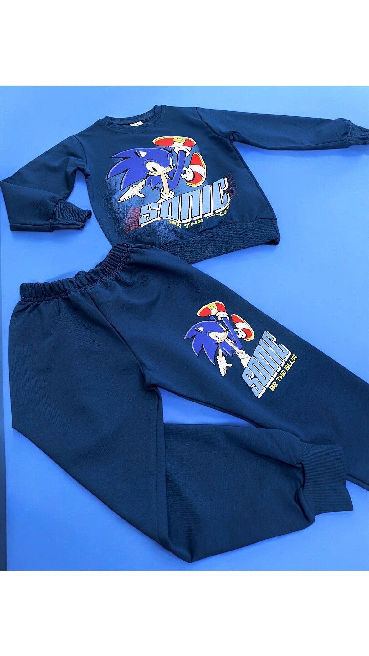 Tamsiai mėlynas ,,Sonic” kompleltukas 3