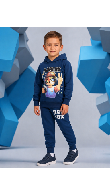 Tamsiai mėlynas ,,Roblox” komplektukas