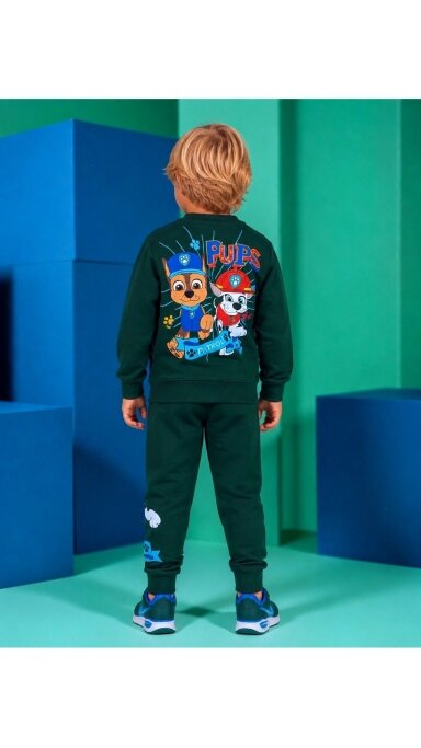 Tamsiai žalias ,,Paw Patrulis ” komplektukas Tamsiai žalias ,,Paw Patrulis ” komplektukas