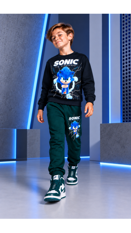 Tamsiai žalias ,,Sonic” komplektukas Tamsiai žalias ,,Sonic” komplektukas