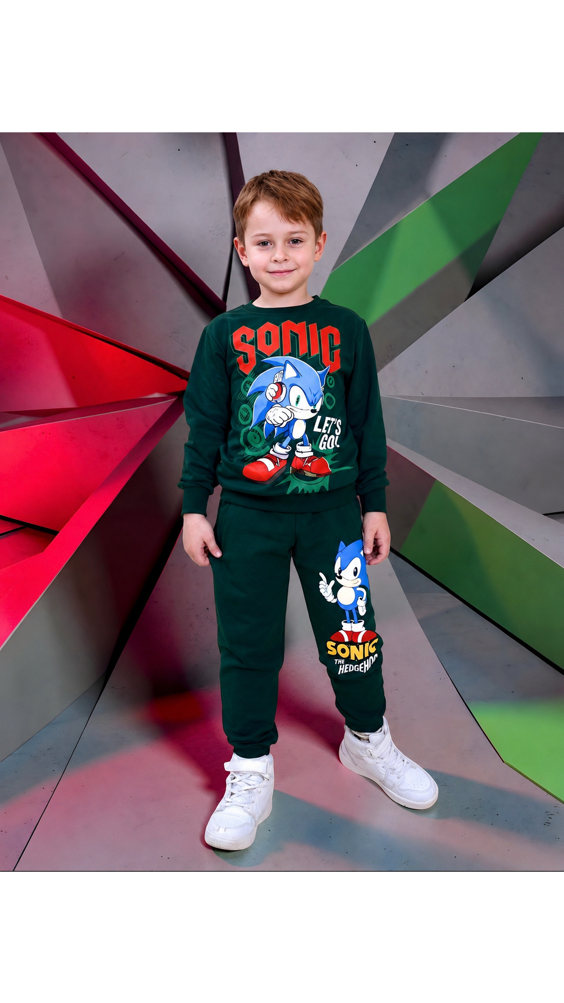 Žalias ,,Sonic” komplektukas 1