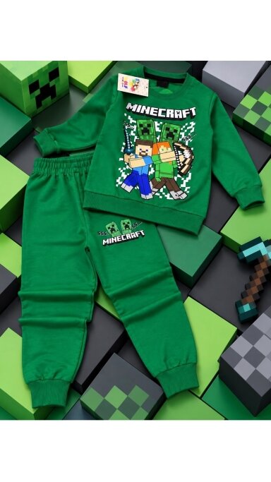 Žalias ,,Minecraft” komplektukas Žalias ,,Minecraft” komplektukas